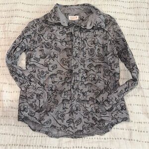 Dino Button-down Shirt 🦕🦖